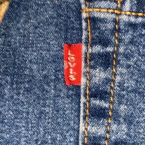 Y2K 2004 Levi's Jeans Denim Relaxed Bootcut Stretch Mid Rise size 14 Misses - Picture 14 of 16